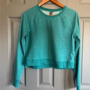 Sweaty Betty Teal Crew Neck Top